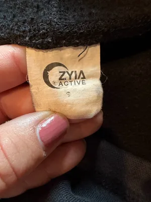 Zyia Oh So Soft Hoodie Sweatshirt Black thumbnail 6