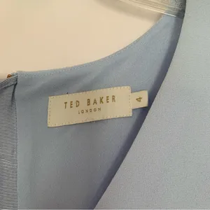 Ted Baker Blue V Neck Formal Tank Top thumbnail 5