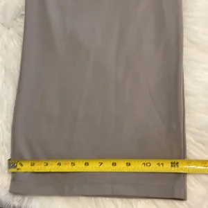 HALARA Wide-Leg Tan Trousers size L brand new color light gray two front pockets thumbnail 7