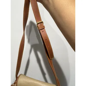 Dooney & Bourke Vintage Brown Shoulder Bag Gold Hardware Buckle Women 9.5x6.5" L thumbnail 13