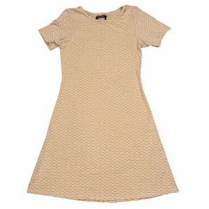 Reformation Custard Stripe Short Sleeve T Shirt Mini Dress XS thumbnail 2