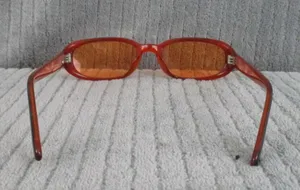New Divine Eyewear Camilla Black/Orange Sunglasses Women's NWT thumbnail 4