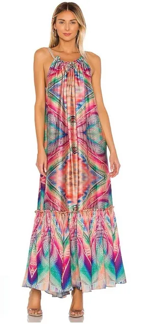 Le Superbe Kaleidoscope Colorful Pride Maxi Dress thumbnail 1