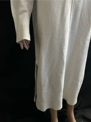Haven Well Within Organic Cotton Elegant Cream Knit Sweater Dress NWT SM thumbnail 6
