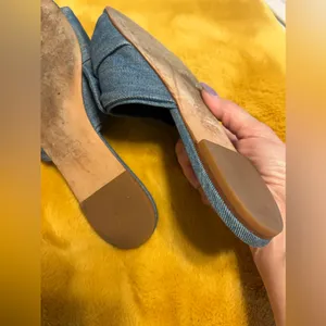 Tory Burch Annabelle Denim Bow Sandals thumbnail 6