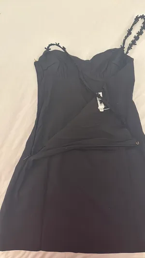 Beginning Boutique Marbelle Black Mini Dress thumbnail 2