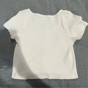 Brandy Melville John Galt light pink baby tee thumbnail 2