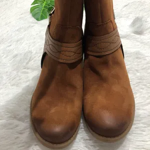 Earth Leather Suede Ankle Boot Lina Arlington Cowgirl Size 8‎ Western Boho thumbnail 10