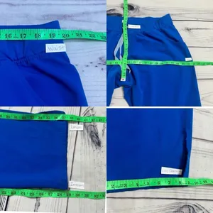 Figs Pants Women XXL/P Livingston‎ Scrub Royal Blue High Rise T21003P 28"L 2XLP thumbnail 9