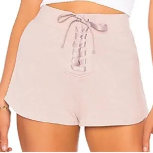 Spiritual Gangster Pink High Waist Shorts thumbnail 1