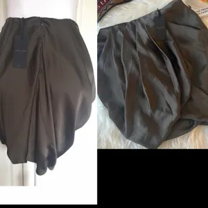 Revolve Line & Dot olive silk tulip skirt NWT thumbnail 12