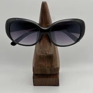 Franco Sarto Black Oversized Sunglasses with Purple Gradient Lenses thumbnail 1