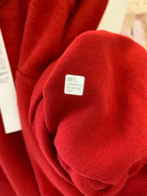 Lululemon Scuba Oversized Half-Zip Hoodie College Crimson thumbnail 6
