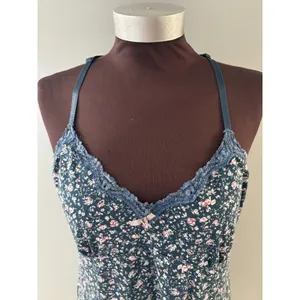 Marilyn Monroe Slip Dress Sz XL Floral Babydoll Nightgown Lace Cottage Fairy thumbnail 2
