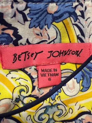 Y2K Betsey Johnson Sleeveless Shift Mini Dress Women's 6 Cocktail Party Twee NWT thumbnail 14