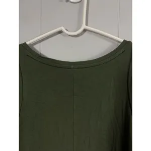 Old Navy Sage Green Stretch Maxi Dress Sleeveless Summer Cottagecore Spring XS thumbnail 3