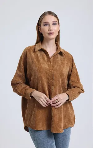 Wishlist‎ corduroy button up size M/L thumbnail 1