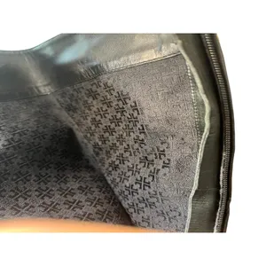 5.5 Tory Burch Claremont tall riding boots black quilted leather equestrian thumbnail 10