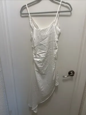 ASTR the label Mirie Asymmetric Satin Dress NWT thumbnail 4