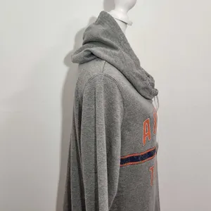 Auburn Tigers Sweatshirt with Funnel Neck Size Large Auburn Gray Sweatshirt thumbnail 3
