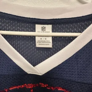 Victoria's Secret Pink new england patriots Mesh V-Neck Jersey size medium thumbnail 2
