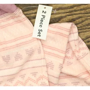 NEW Splendid Womens Knit Jogger Pajama Pants RLD0298 Pink Geometric L thumbnail 3