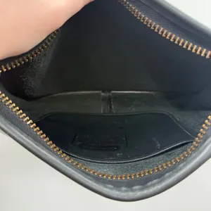 Vintage Coach Bonnie Cashin Era‎ Convertible Black Crossbody Wristlet Bag thumbnail 13
