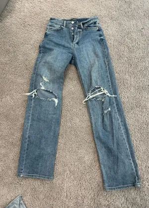 Ripped High-Waisted Jeans Wild Fable thumbnail 1