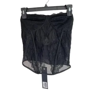 I.AM.GIA Demie Corset in Black Large New Womens Bustier Tank Top thumbnail 5