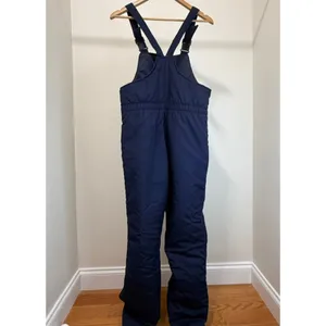 FREE Brand Women’s Vintage Insulated Navy Ski Bib Pants FitsXS thumbnail 2