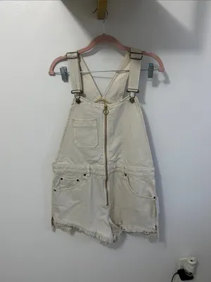 We The Free Sun-kissed Denim Short Overalls thumbnail 4