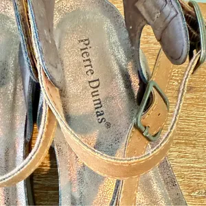 EUC Pierre Dumas Lisle Platform Strappy Sandals 8 Comfy 2.5” thumbnail 5