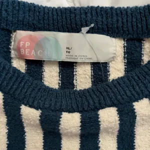 Free People Beach Ivory Combo Striped Knit Crop Top OB1585602 XL thumbnail 5