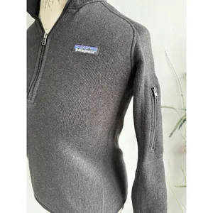 Patagonia Better Sweater 1/4 Zip Womens‎ Sz XS Gray Logo Pullover thumbnail 4