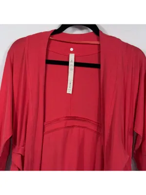 Lululemon Namaste Open Front Yoga Cardigan Wrap Women’s Size 4 thumbnail 2