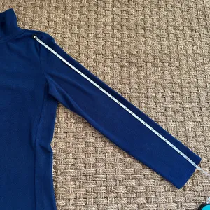 GAP Women’s Blue 1/4 Zip Fleece Pullover Mock Neck Long Sleeve M thumbnail 6