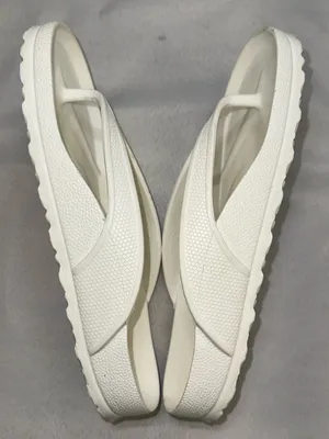 Birkenstock White Rubber Toe Post Thong Size 8 Women Size 6 Men thumbnail 8