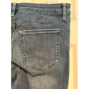 Quince High Rise Skinny Jeans Women 32 Seaside Blue Denim NWT Minimalist Tencel thumbnail 4
