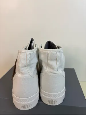 NWT Palladium Pampa Hi Canvas Boots - Star White colorway 8.5 thumbnail 8