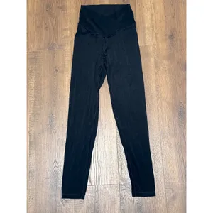 OFFLINE by Aerie Real Me Crossover High‎ Waisted 7/8 Leggings Black Small thumbnail 2