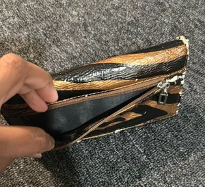 Guess Golden & Black Zebra Print Wallet thumbnail 5