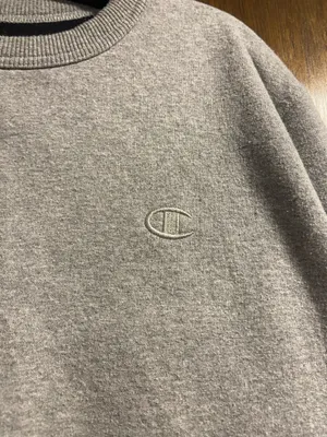Champion Gray Crewneck Sweatshirt thumbnail 2