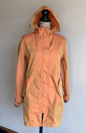 Gimo’s Coated Yellow Parka Jacket Size M thumbnail 3