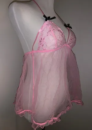Dreamgirl Babydoll Lingerie O/S thumbnail 3