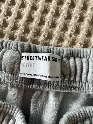 Streetwear Society Gray Elastic-Waist Sweatpants thumbnail 3
