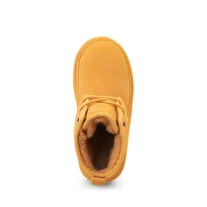 UGG Women's Yellow Suede Ankle Booties thumbnail 5