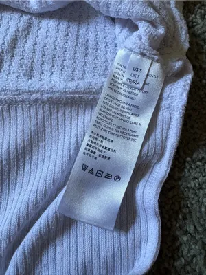 We The Free Oversized Waffle Knit Long Sleeve Womens S White Boho Thermal thumbnail 7