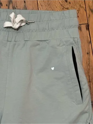 Love Fitness High Waist Drawstring Shorts (med, but fits small) thumbnail 4