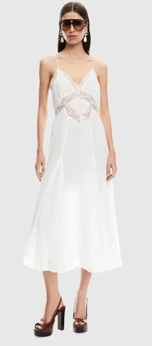 Lioness white midi dress thumbnail 1
