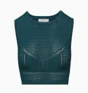 Aritzia Babaton Pointelle Top | Green | NWOT | Large thumbnail 1